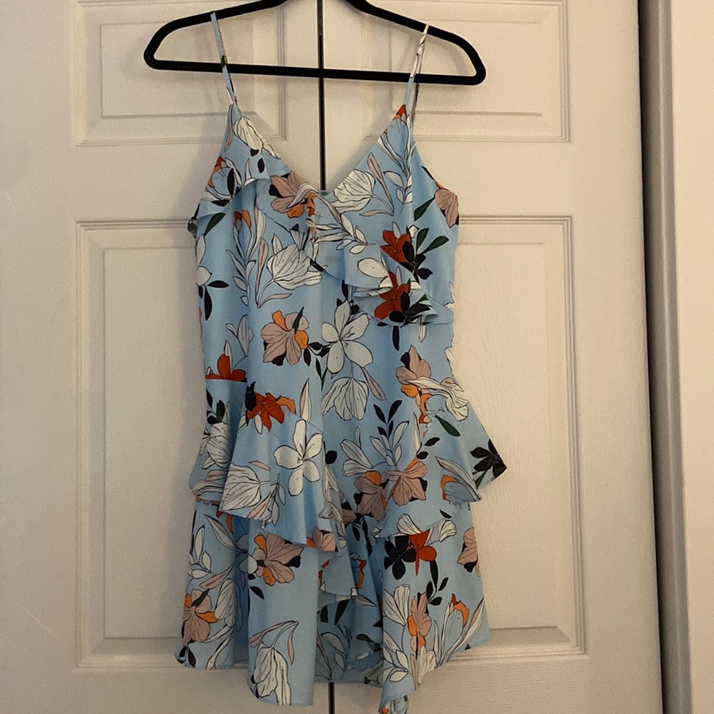Parker Floral Ruffle Dress
